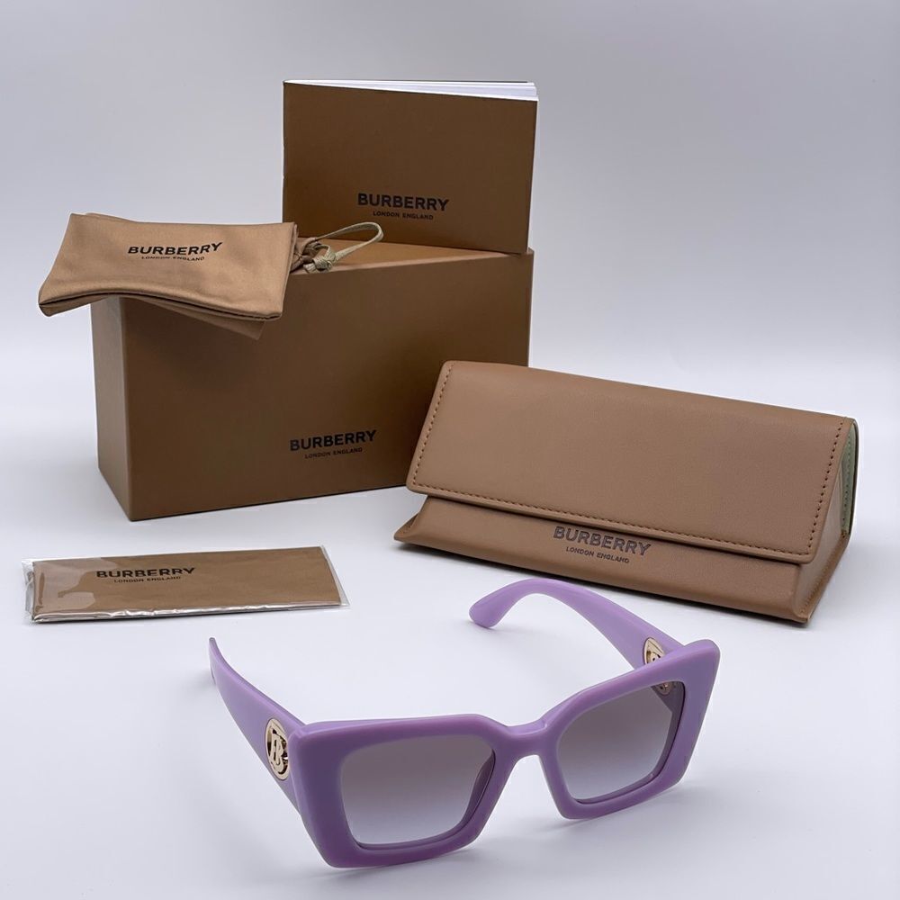 BURBERRY Sunglasses Daisy BE4344 394111 Lilac Women NEW - Picture 11 of 14